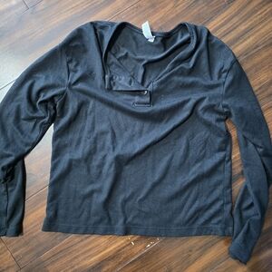 Stars Above Black Knit Top